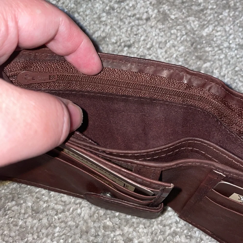 New brown wallet with cc slot’s genuine